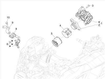 Σώμα πεταλούδας - Μπεκ - Ρακόρ εισαγωγής
